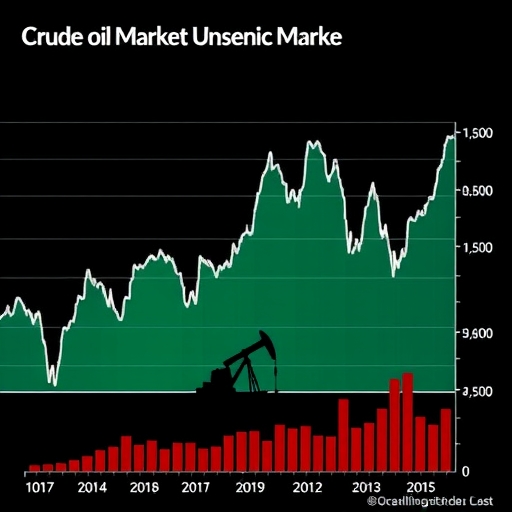 Crude oil market chart
