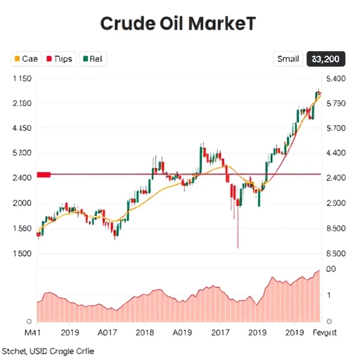 Crude oil market chart