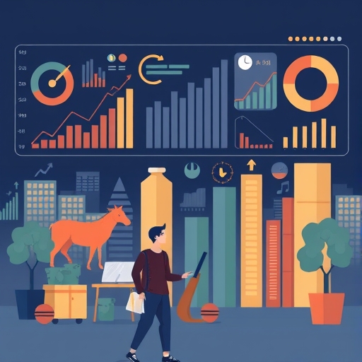 Market analysis illustration