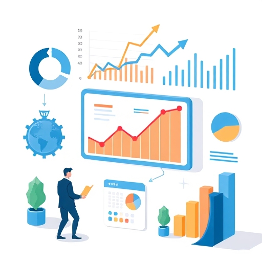 Market analysis illustration