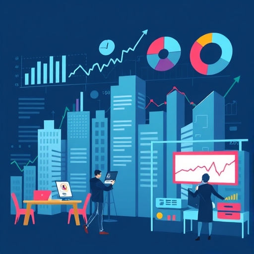 Market analysis illustration