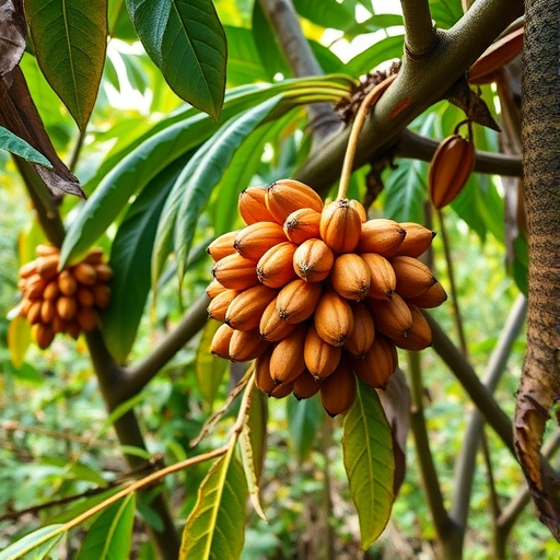 cocoa beans harvesting
