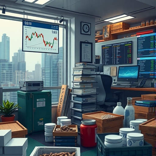 A commodities trading scene.