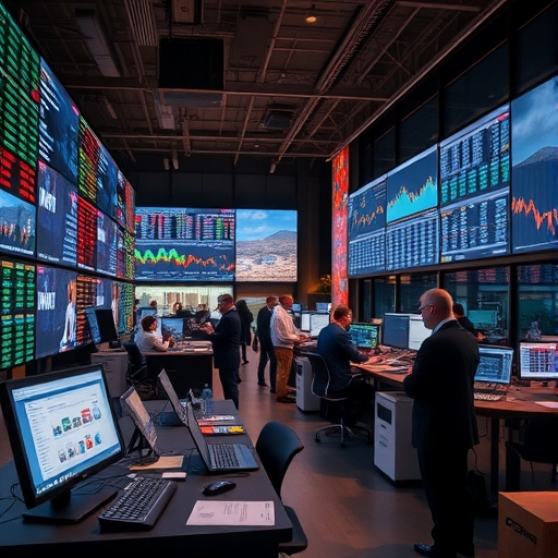 A commodities trading scene.