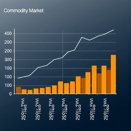 A commodity market graph