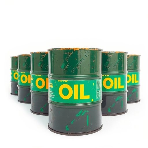 Crude oil barrels