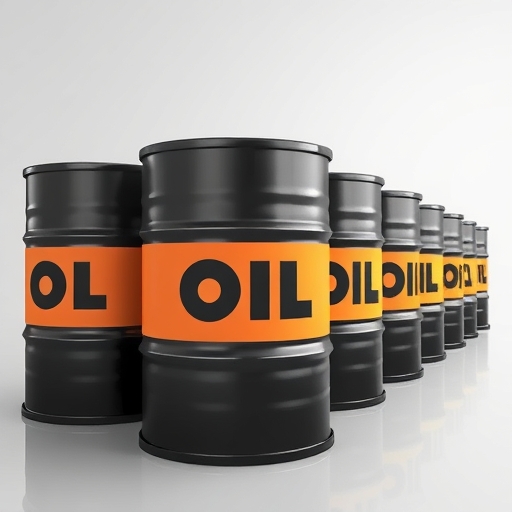 Crude oil barrels