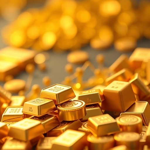Gold market analysis chart.