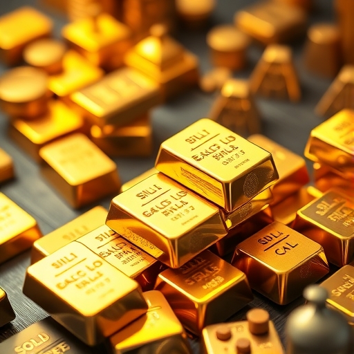 Gold market analysis chart.