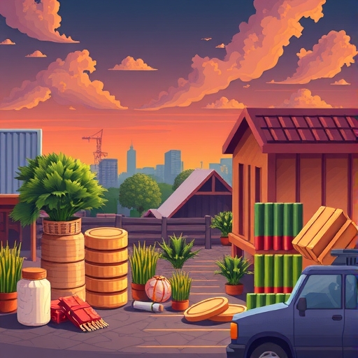 An illustration of commodity trading.