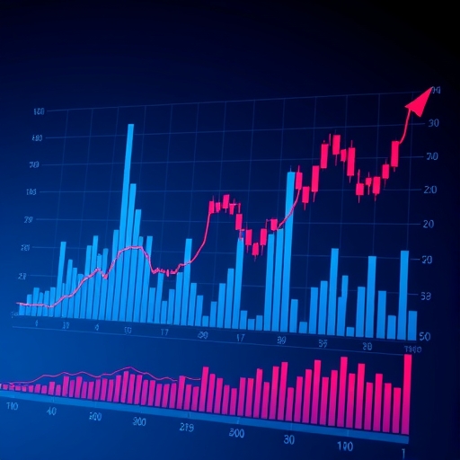 Illustration of market charts