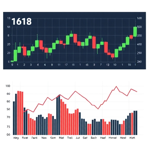 Illustration of market charts