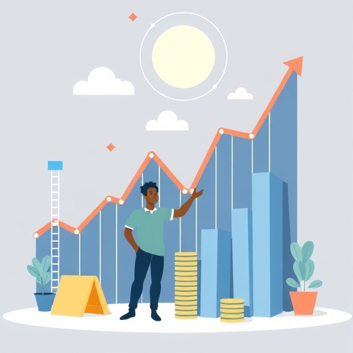 Illustration of market trends