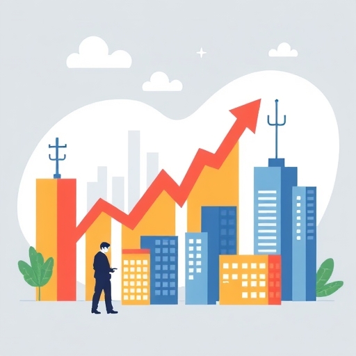 Illustration of market trends