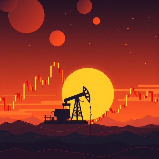 illustration of oil futures