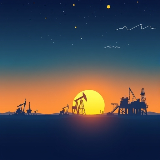Illustration of the oil market