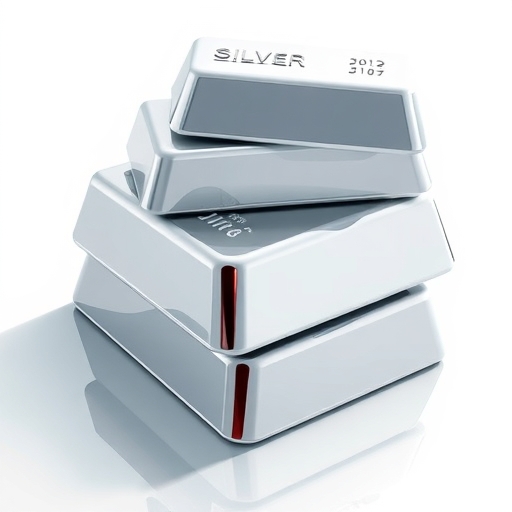 Illustration of silver bars