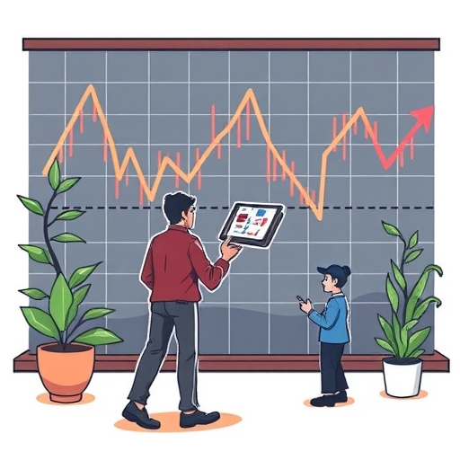 An illustration of trading.