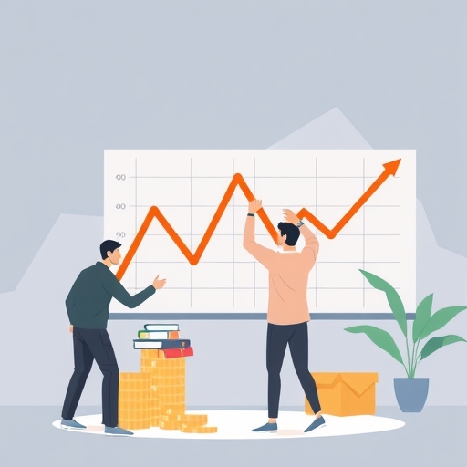 An illustration of trading.