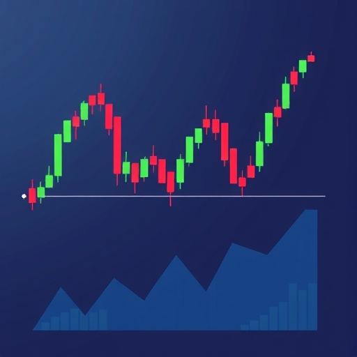 An illustration of trading charts.
