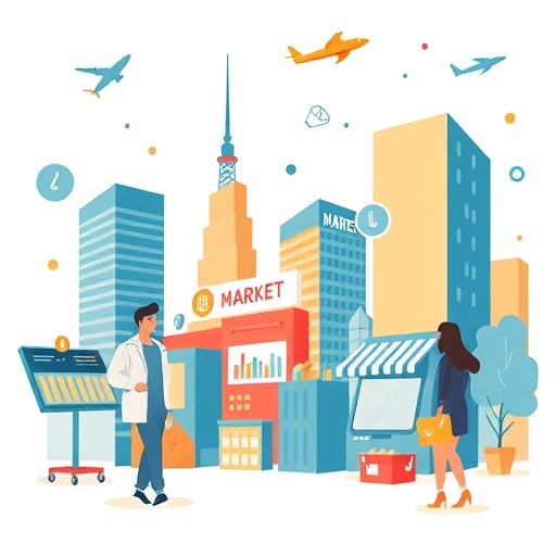 Market trends illustration