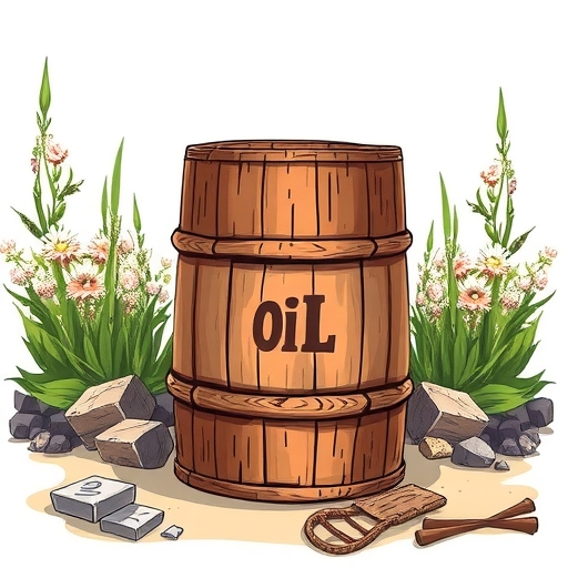 An oil barrel illustration.