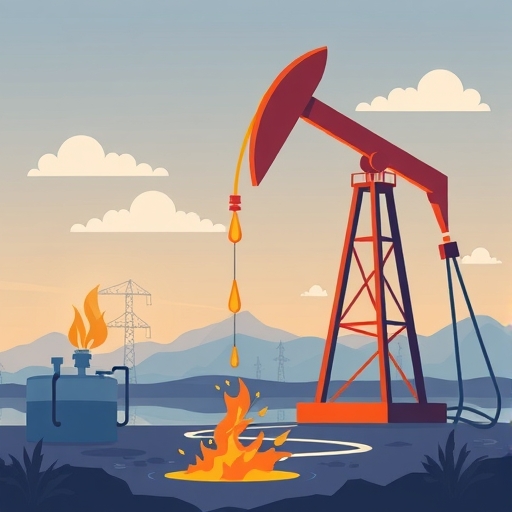 Oil price trends illustration