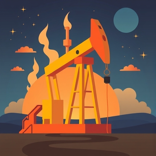 Oil price trends illustration