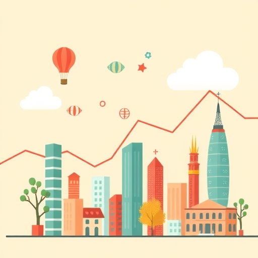 illustration of market trends