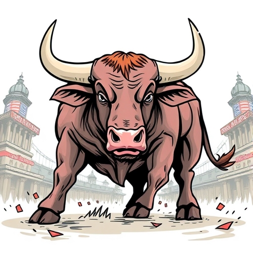A bull market illustration