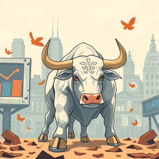 A bull market illustration