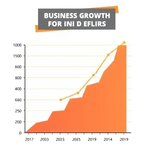 A business growth chart.