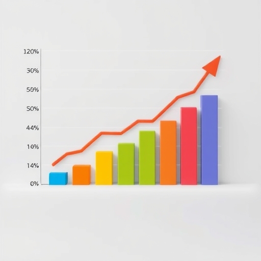 A business growth chart.