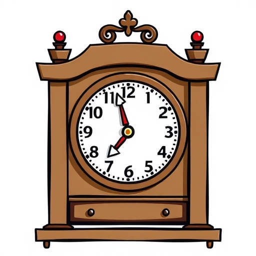 A clock illustration.