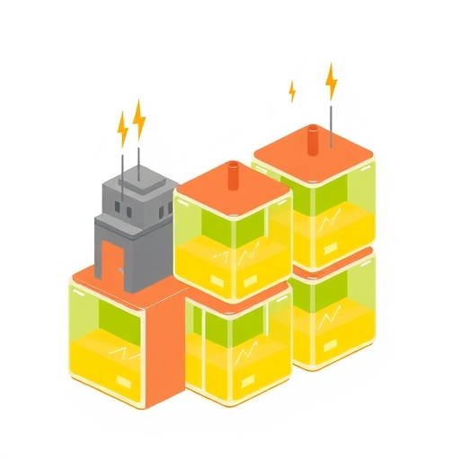 Illustration of energy blocks