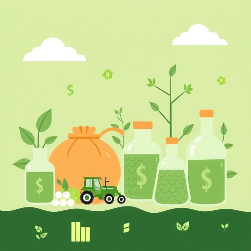 Illustration of green commodities