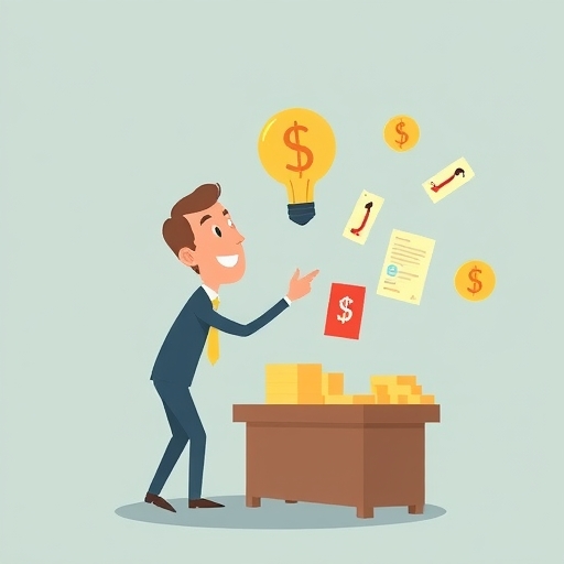 Illustration of short selling mechanics