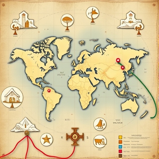 illustration of strategy map