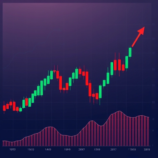Illustration of trading charts