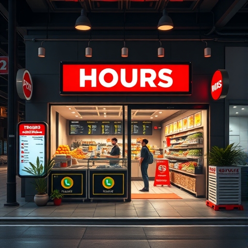 A concept image illustrating trading hours.