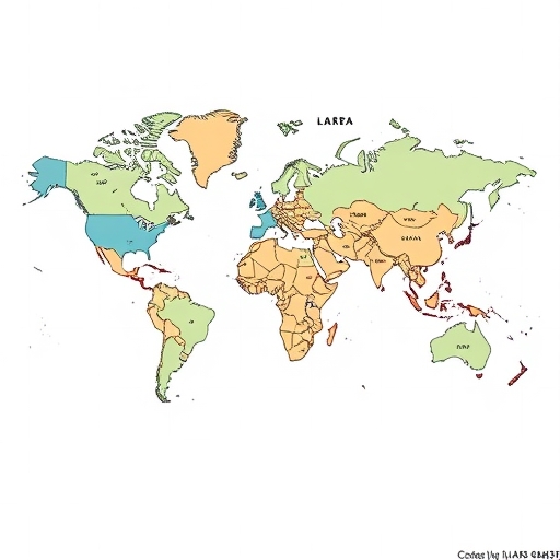 A world map illustration