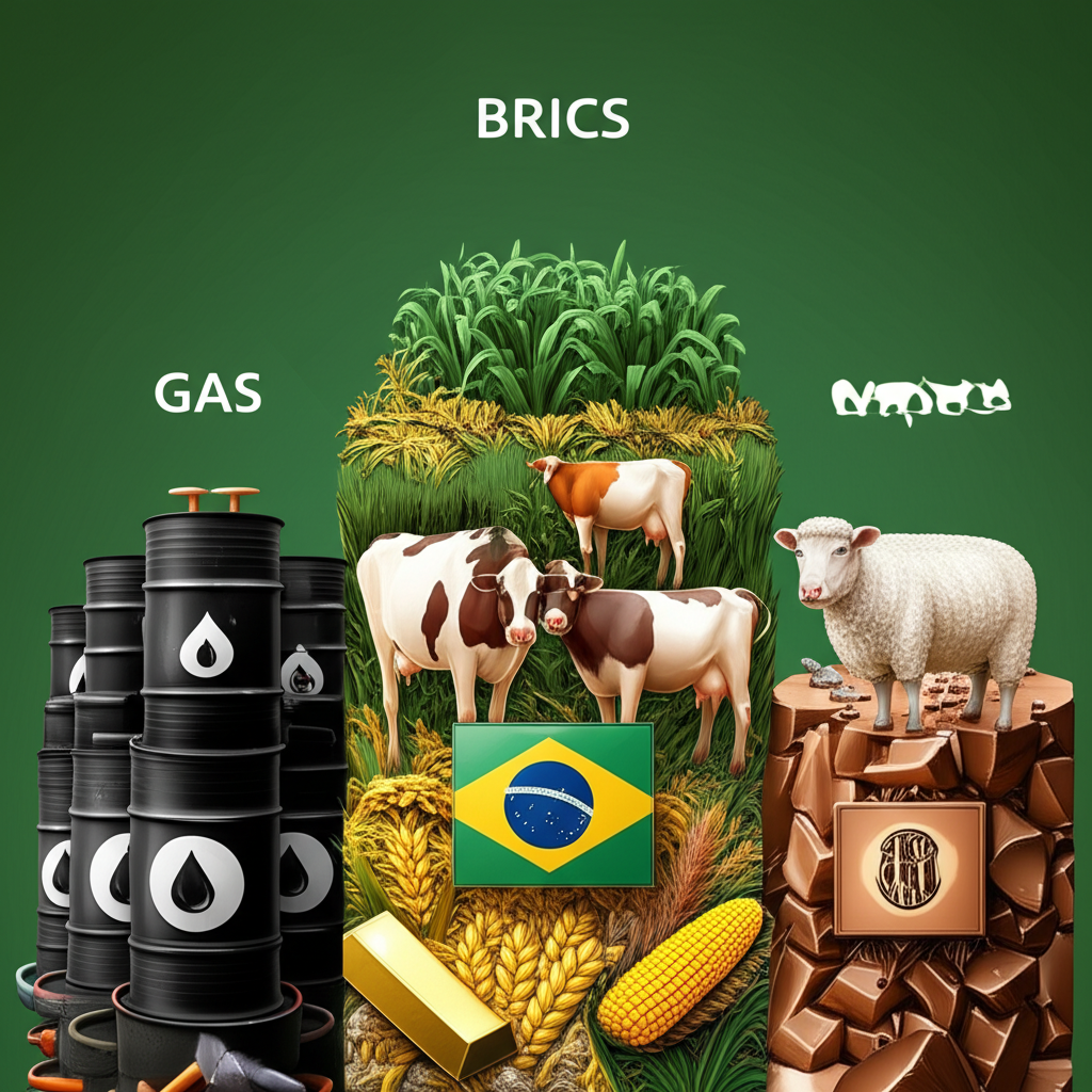 Three pillars of BRICS commodity power: energy, agriculture, and strategic minerals