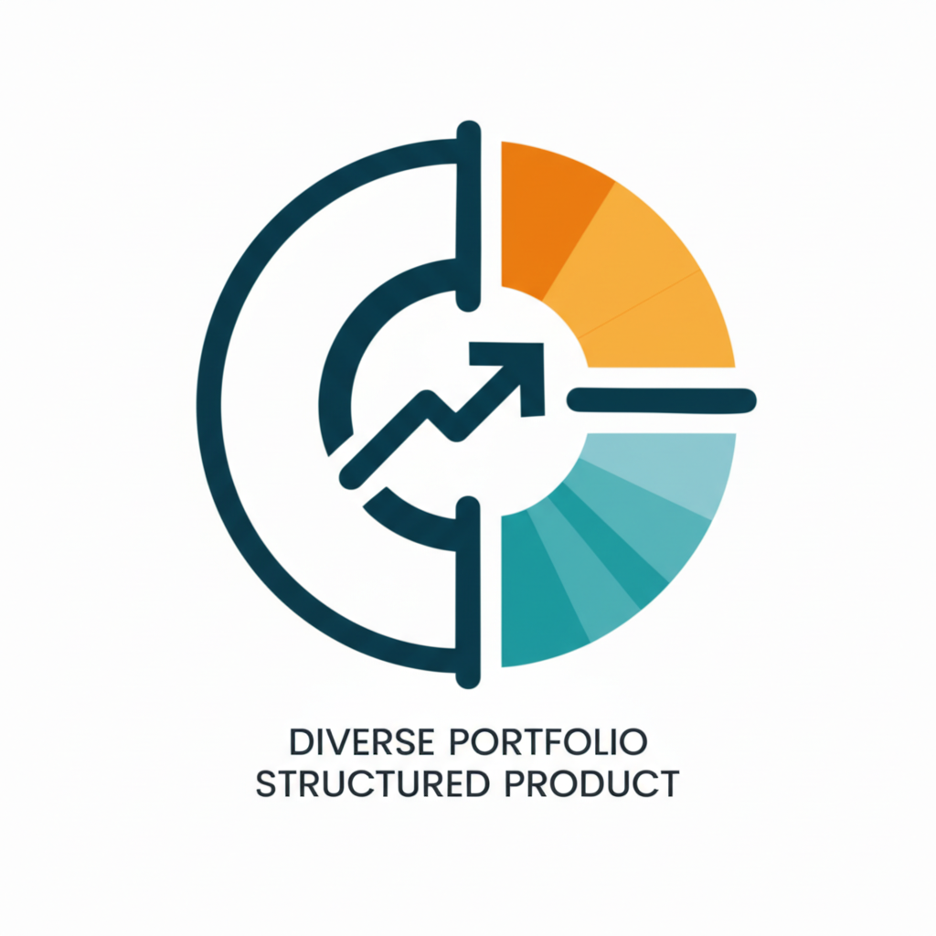 Diverse portfolio, structured product icon