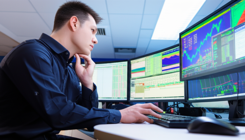 Trader managing futures capital