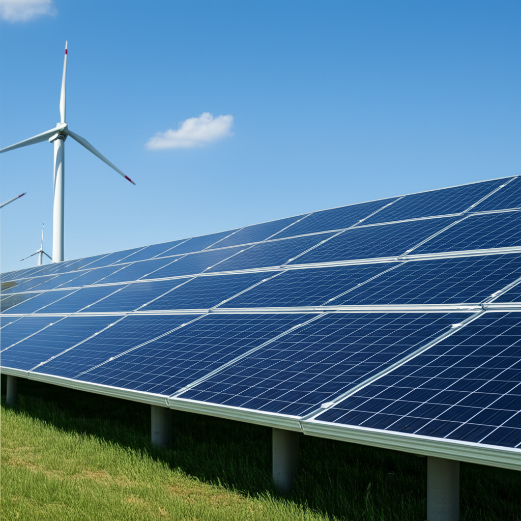 Zinc applications in green energy infrastructure like solar panels and wind turbines