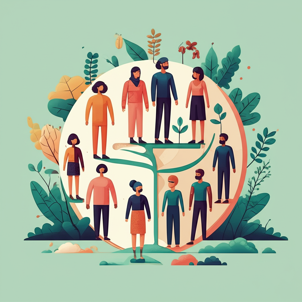 Illustration of diverse bond sectors showing growth and diversification benefits for investors