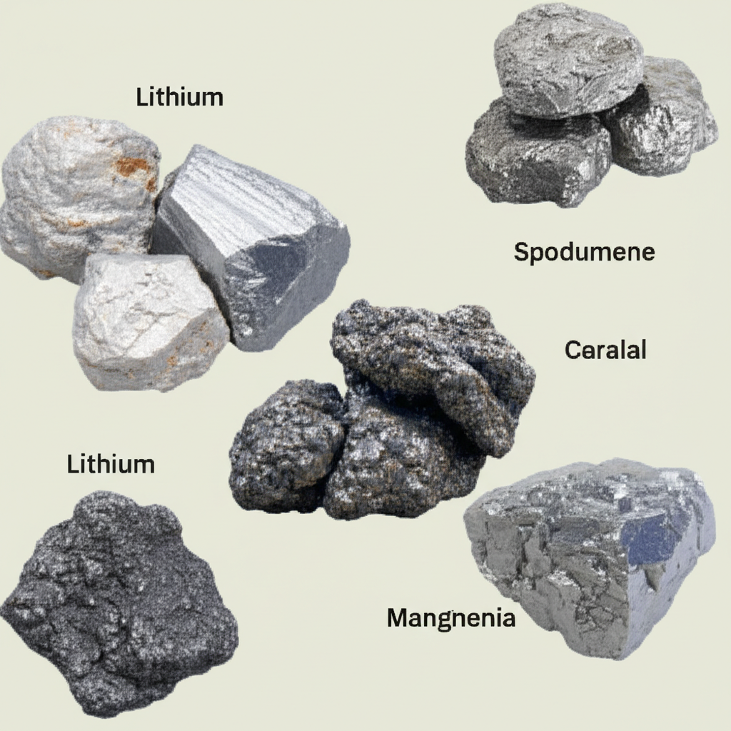 Electric vehicle battery minerals
