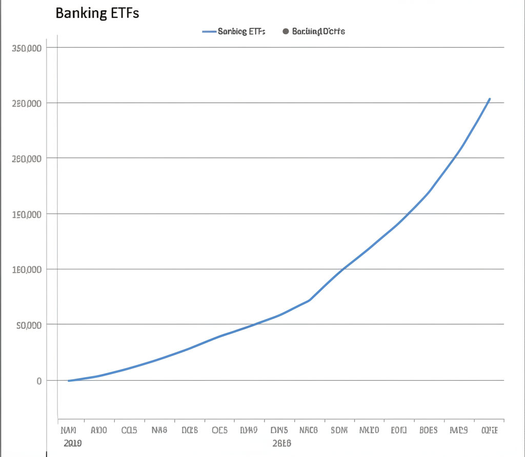 Banking ETFs chart showing growth trends