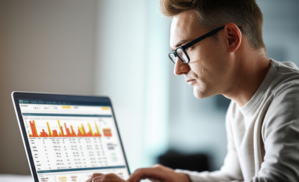 investor analyzing etf data
