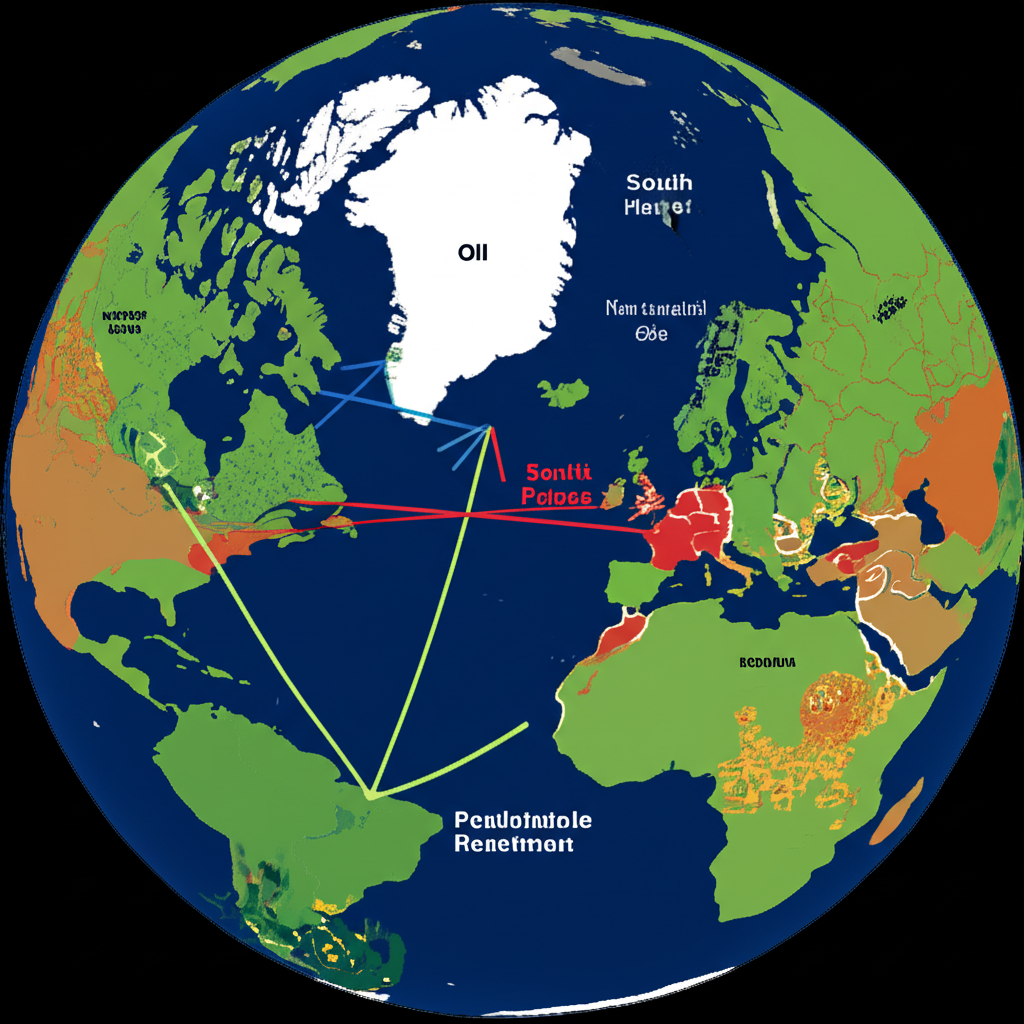 Global map showing oil-producing regions, key shipping lanes, and geopolitical flashpoints affecting crude prices